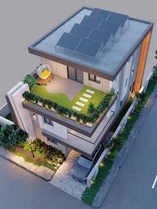 Vaishnavi Global solar-powered elite villas